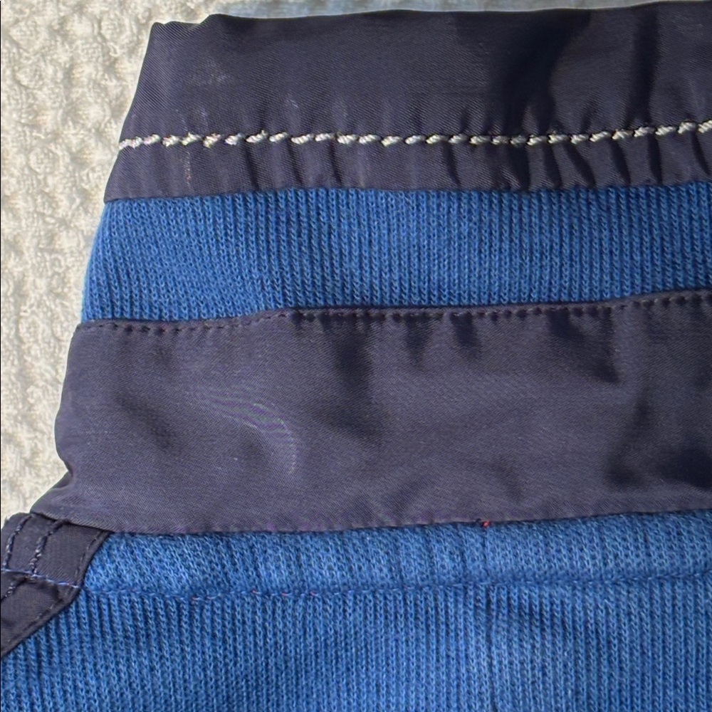 Sperry Top-Sider Blue 1/2 Zip Nautical Pullover, Striped Collar, Large, EUC - Picture 9 of 16